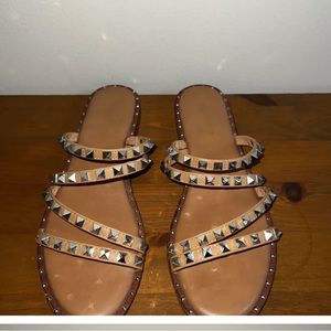 Size 7.5 Slip On Sandals